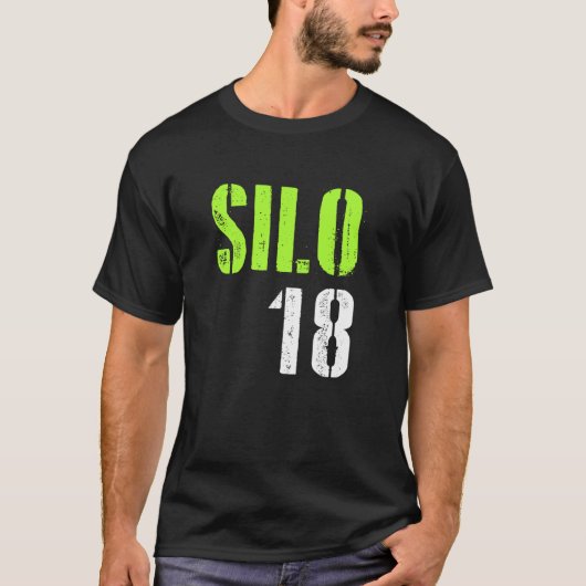 Silo 18 Bedrukte Print T-shirt (Voorkant)
