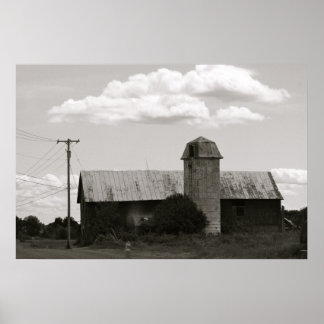Silo en Barn Poster