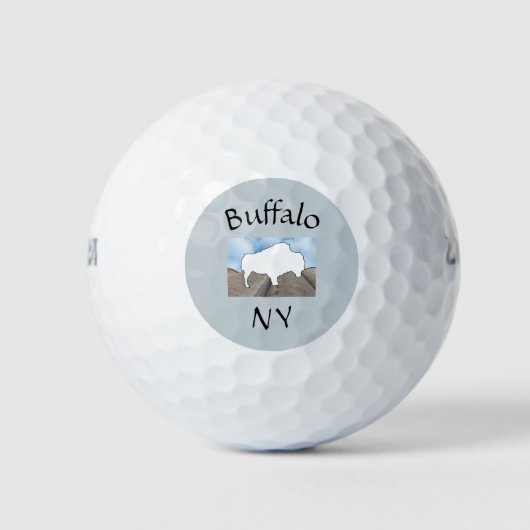 Silo en Buffalo 2 Golf Balls Golfballen (Voorkant)