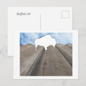 Silo en Buffalo-Briefkaart Briefkaart (Voorkant / Achterkant)