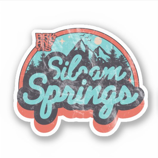 Siloam Springs, Arkansas Sticker (Voorkant)