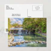 Siloam Springs Sager Creek Waterfall Briefkaart (Voorkant / Achterkant)