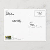 Siloam Springs Sager Creek Waterfall Briefkaart (Achterkant)