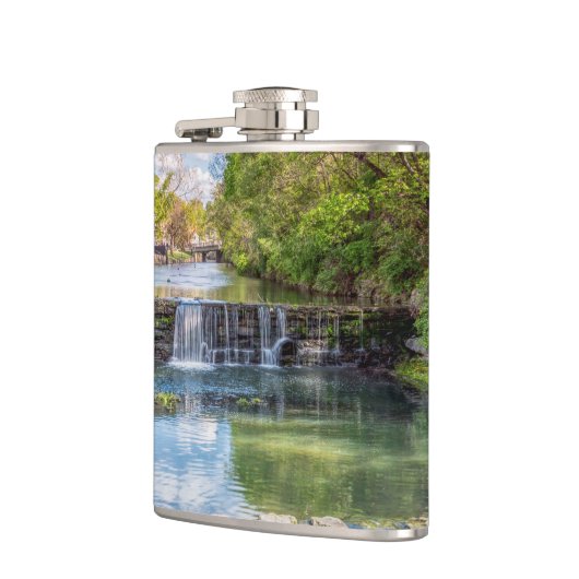 Siloam Springs Sager Creek Waterfall Flask Heupfles (Links)