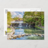 Siloam Springs Sager Waterfall Denking You Briefkaart (Voorkant / Achterkant)