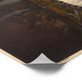 Sils, Engadine, Zwitserland,Ski-Poster Poster (Hoek)