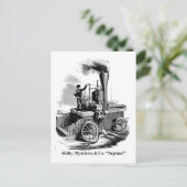 Silsby Mynderse & Co. Fire Engine "Neptune" Briefkaart (Staand voorkant)
