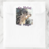 Silubhra No Metal No Magic Stickers (Tas)