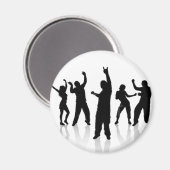 Silueta de baile magneet (Voorkant / Achterkant)