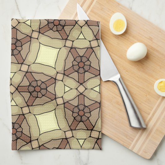 Silueta de Budapest Theedoek (Quarter Fold)