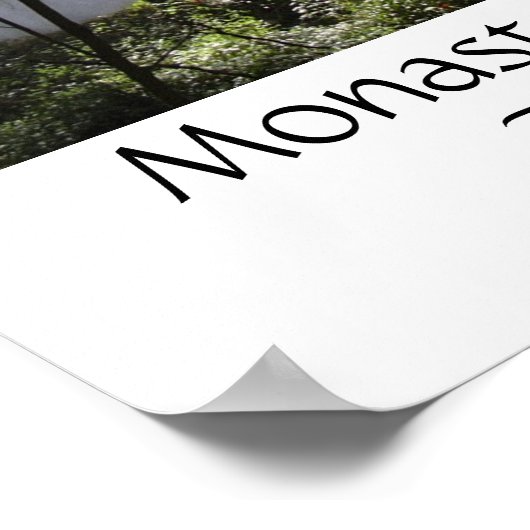 silva2, Monasterio de Piedra, Zaragoza, Spanje Poster (Hoek)