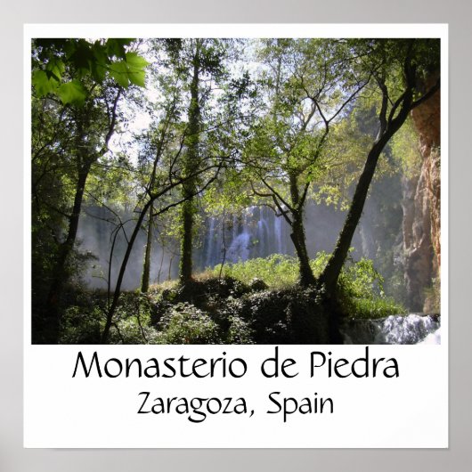 silva2, Monasterio de Piedra, Zaragoza, Spanje Poster (Voorkant)
