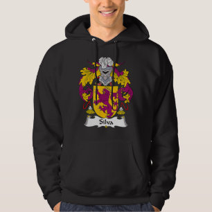 Silva Coat of Arms Family Crest Hoodie