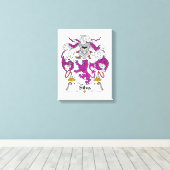 Silva Family Crest Canvas Afdruk (Insitu (Houten vloer))