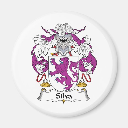 Silva Family Crest Magneet (Voorkant)
