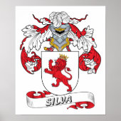 Silva Family Crest Poster (Voorkant)