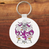 Silva Family Crest Sleutelhanger (Voorkant)