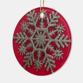 Silvar Snowflake Ceramic Ornament (Links)