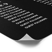 Silve Sun & Moon Tarot Card Wedding Seating Chart Poster (Hoek)
