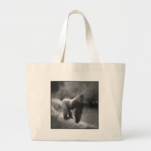 Silveback Gorilla Grote Tote Bag (Voorkant)