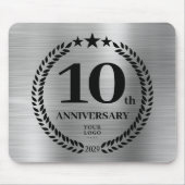 Silver 10th Business Jubileum Muismat (Voorkant)