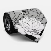 Silver 10th Year Stropdas (Opgerold)