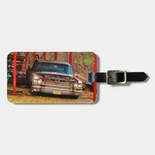 Silver 1963 Sadan Deville Bagagelabel (Voorkant horizontaal)