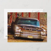 Silver 1963 Sadan Deville Briefkaart (Voorkant / Achterkant)