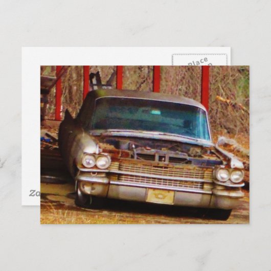 Silver 1963 Sadan Deville Briefkaart (Voorkant / Achterkant)