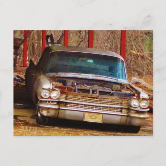 Silver 1963 Sadan Deville Briefkaart (Voorkant)