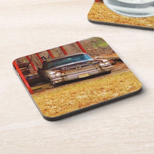 Silver 1963 Sadan Deville Drankjes Onderzetter (Linkerzijde)