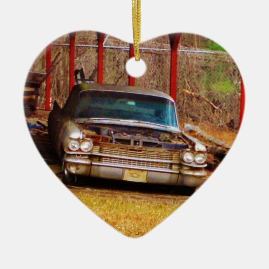 Silver 1963 Sadan Deville Keramisch Ornament (Voorkant)