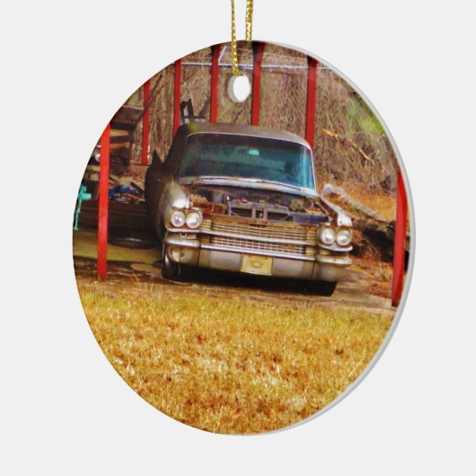 Silver 1963 Sadan Deville Keramisch Ornament (Links)