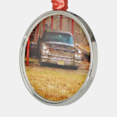 Silver 1963 Sadan Deville Metalen Ornament (Links)