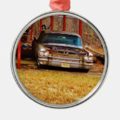 Silver 1963 Sadan Deville Metalen Ornament (Voorkant)