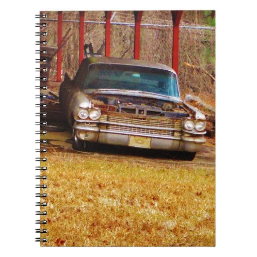 Silver 1963 Sadan Deville Notitieboek (Voorkant)