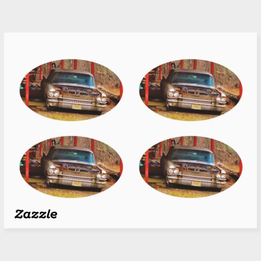Silver 1963 Sadan Deville Ovale Sticker (Vel)