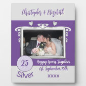 Silver 25 jaar oud: foto paars fotoplaat (Voorkant)