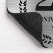 Silver 25e zakelijke Logo-Jubileum Muismat (Hoek)