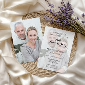 Silver 25th Anniversary wlith Photo Kaart