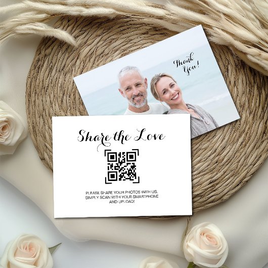 Silver 25th Jubileum Deel de liefde Informatiekaartje