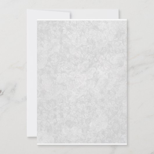 Silver 25th Wedding Jubileum Party Invitation Kaart (Achterkant)