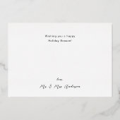 Silver 6 Multi Photo Holiday Kaart (Achterkant)