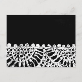 Silver Abaya Pattern Uitnodiging Briefkaart
