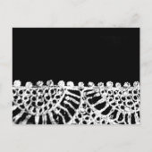 Silver Abaya Pattern Uitnodiging Briefkaart (Voorkant)