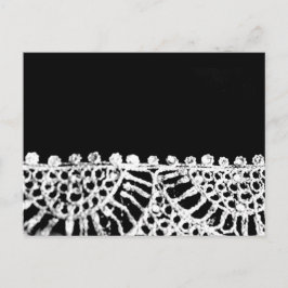 Silver Abaya Pattern Uitnodiging Briefkaart