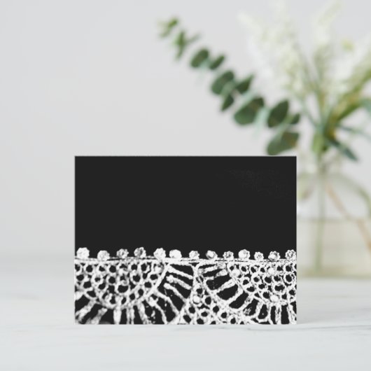 Silver Abaya Pattern Uitnodiging Briefkaart (Staand voorkant)