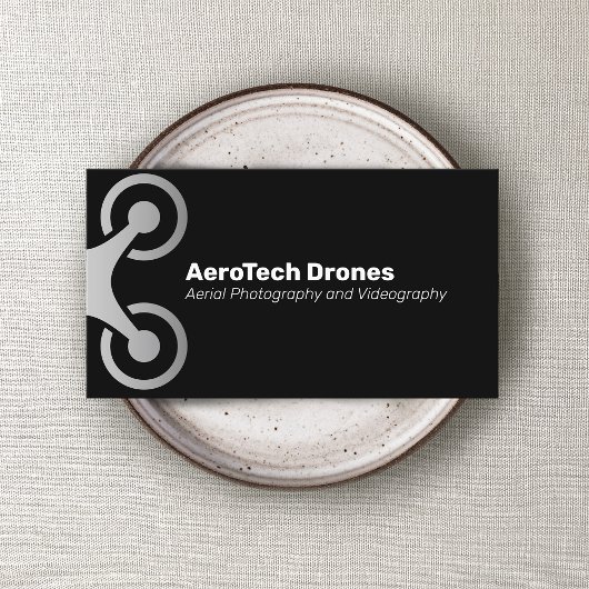 Silver Aerial Drone Fotografie en Videografie Visitekaartje