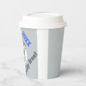 Silver Afstudeerder Class of NAME Papieren Bekers (Links)