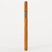 Silver Anchor op Teak Veneer Nautical Lifestyle Case-Mate iPhone Case (Achterkant/rechts)
